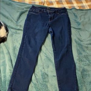 D Jeans, high rise stretch jeans
